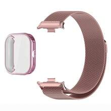 Metal Strap For Redmi Watch 4 5 Band With TPU Case Screen Protector Soft Replacement Milanese Magnetic Loop Watchband - Applicable to Redmi Watch 4/5 - View 9