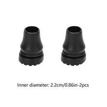 2pcs Rubber Walker Glides, Non-Slip Foot Pads, Universal Fit Walker Ski Slides For Easy Mobility Indoors And Outdoors, Durable, Wear-Resistant Walking Aid Accessories - Black - View 10