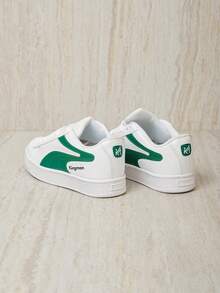 Men Sneakers - White and Green - View 2