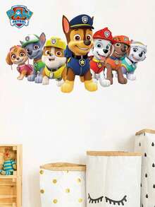 A Paw Patrol-Themed Cartoon Wall Sticker Includes A Variety Of Puppy-Shaped Wall Stickers. It Features A Self-Adhesive Design, Making It Suitable For Glass Doors And Bedrooms. This Wall Sticker Is An Extra-Thick Cartoon Style And Also A Creative Decorative Wall Sticker, With A Wide Range Of Applicable Scenarios-It Can Be Used In Bedrooms, Living Rooms, Studies, - Multicolor - View 5