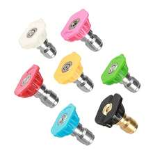 5-Piece High-Pressure Washer Nozzle Set – Quick Connect 1/4" Spray Tips (0°-40°) For Cars/Decks/Fences | Color-Coded For Easy Selection , Garden Hose Washers - Replacement Sprayer Nozzle Tips For Pressure Washers(Fall 2025 Upgraded) - Multicolor - View 1