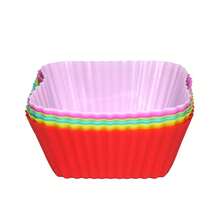 Divisor de Lancheira de Silicone, Formas de Cupcake de Silicone, Copos de Silicone para Muffin, Acessórios de Bento Box para Crianças, Formas de Cupcake Reutilizáveis, Formas de Cozimento Resistentes a Altas Temperaturas, Adequadas para Forno e Fritadeira Elétrica, Suprimentos de Cozinha e Escola, Itens Essenciais Escolares, Volta às Aulas - Multicolorido - Visão 13
