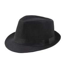 1/2/3 piezas Sombrero de jazz de unicolor y estilo simple, gorra de Panamá unisex, estilo casual, adecuado para Navidad, Halloween, fiesta de Año Nuevo, viajes, protección solar, versátil - A - Ver 13