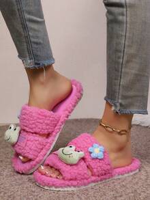 shensongni Women's Plush Slippers, Animal Slippers, Frog Slippers, Furry House Slippers, Animal Slippers, Bear Slippers, Black Slippers, Cute Slippers, Fashion Slippers, EVA Thin-Sole Slippers, Lightweight Slippers, Soft-Sole Slippers, Quiet Slippers, Hardwood Floor Slippers, Bedroom Slippers, Indoor Slippers, House Slippers, Balcony Slippers, Office Slippers, Hotel Slippers, Carpet Slippers, Cartoon Slippers, Plush Slippers, Women's Slippers, Pink Slippers