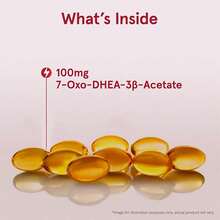 PSLALAE 7-Keto-DHEA Capsule - Appetite Control, Improve Digestion, Promoting Metabolism, Boosting Energy, And Enhancing Concentration - 120pcs - Một chai - Giai đoạn dùng thử - Xem 4