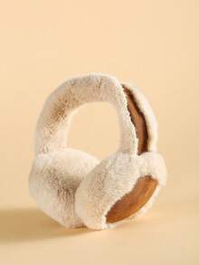 1 件儿童/青少年毛绒耳罩，冬季户外保暖