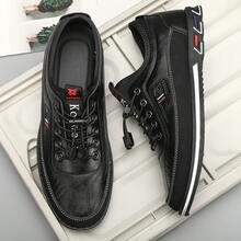 Mens   Plain    Basics  Casual    Buckle    Comfortable Loafers   Outdoor    All Seasons Shoes Sneakers - 黑色 - 查看 5