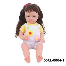 MSYO 1 Set de 55cm Ropa de Muñeca, Conjunto de Moda para Muñeca, 4 Estilos Disponibles, Moño de Muñeca + Pantalones Babero de Muñeca + Manga Corta de Muñeca, Set de 3 piezas, Adecuado como Regalo de Cumpleaños o Regalo Festivo para Niñas Pequeñas - Multicolor - Ver 4