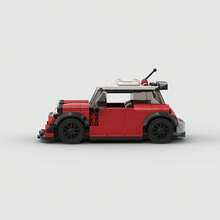 MIKEMENG Bộ đồ chơi lắp ráp xe đua khối mini, đồ chơi mô hình giáo dục STEM cho trẻ em, quà tặng sáng tạo cho bé trai, đồ trang trí sưu tầm - người mẫu - Xem 4