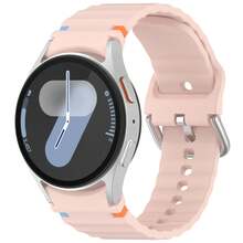 Cinturino sportivo per Galaxy Watch 7 da 40mm e 44mm, cinturino in morbido silicone senza spazio vuoto per Galaxy Watch 6, 5, 4 FE da 40mm e 44mm/Galaxy Watch 6/4 Classic da 47mm, 43mm, 46mm e 42mm/Watch 5 Pro da 45mm, adatto per uomo e donna