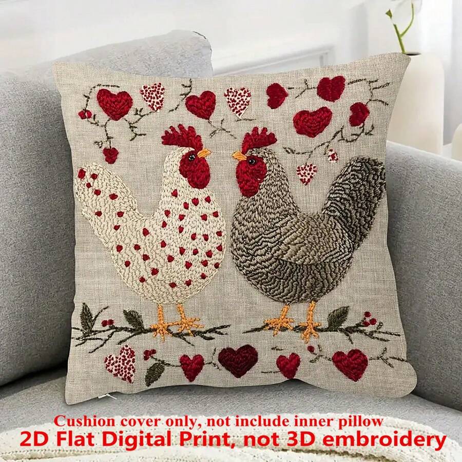 1 قطعة غطاء وسادة بتصميم رأس الغزال العتيق مقاس 17.7 * 17.7 بوصة من البوليستر - طباعة مسطحة الأبعاد باللون الرمادي الداكن مع تفاصيل قرون طبيعية، مزود بسحاب للغسل الآلي، مناسب لتزيين الغرف المختلفة بدون إدراج وسادة، ديكور منزلي