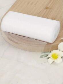 1 قطعة - لفة قماش شفاف لامع باللون الذهبي، 5.90 بوصة * 29.52 قدم شريط معدني لامع، شبكة بريق للتوتو البالية، تغليف الهدايا، الفيونكات، الزفاف، ديكور الحفلات، عيد الميلاد، عيد الحب، ديكورات رأس السنة (بدون بكرة)