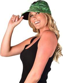 Women Beret Hats - Zebra Green - View 3