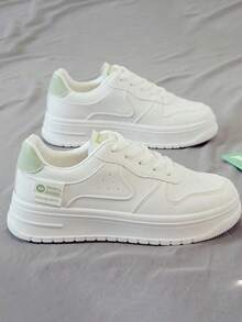 Women Casual Shoes - 白綠色 - 查看 6