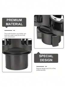 Car Cup Holder Auto Accessories Car-Styling Dual Drinking Bottle Holder Car Mounted Glass Rack Car Cup Holder Multi-Functional Car Cup Holder