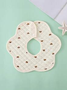 加厚防水婴儿围嘴，婴幼儿纯棉空气层口水围兜，儿童喂奶围兜，新生儿拍嗝巾 - 彩色 - 查看 5