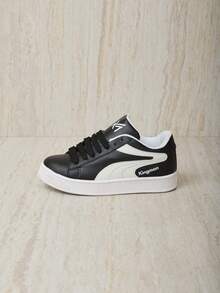 Tenis casuales, tenis urbanos, tenis de moda, tenis básicos, zapatillas urbanas, tenis con suela de goma, tenis clásicos , sneakers básicos, calzado urbano, zapatillas sport casual - Negro y Blanco - Ver 3