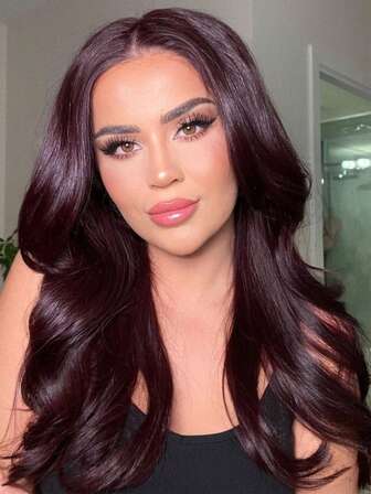 180% Density Dark 99j Burgundy Lace Front Wigs Human Hair 13x4 Body Wave Wig Frontal Wigs Human Hair Pre Plucked Brazilian Virgin Human Hair Wigs Colored Wine Red For Women (16-30inch) Halloween Costumes