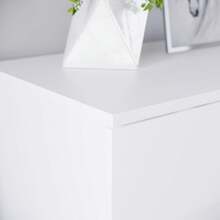 Vida Designs Pine Chest Of Drawers, 5 Drawer With Metal Handles & Runners, Unique Anti-Bowing Drawer Support, Riano Bedroom Furniture - White - View 8