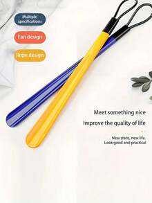 Multi-Color Plastic Shoe Horn With Handle, Long & Short Styles, Suitable For Pregnant Women And Elderly, Shoe Puller, Shoe Lifter