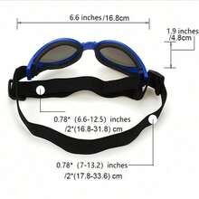 1pc Pet Foldable Sunglasses Uv Goggles For Dogs And Cats - Multicolor - View 2