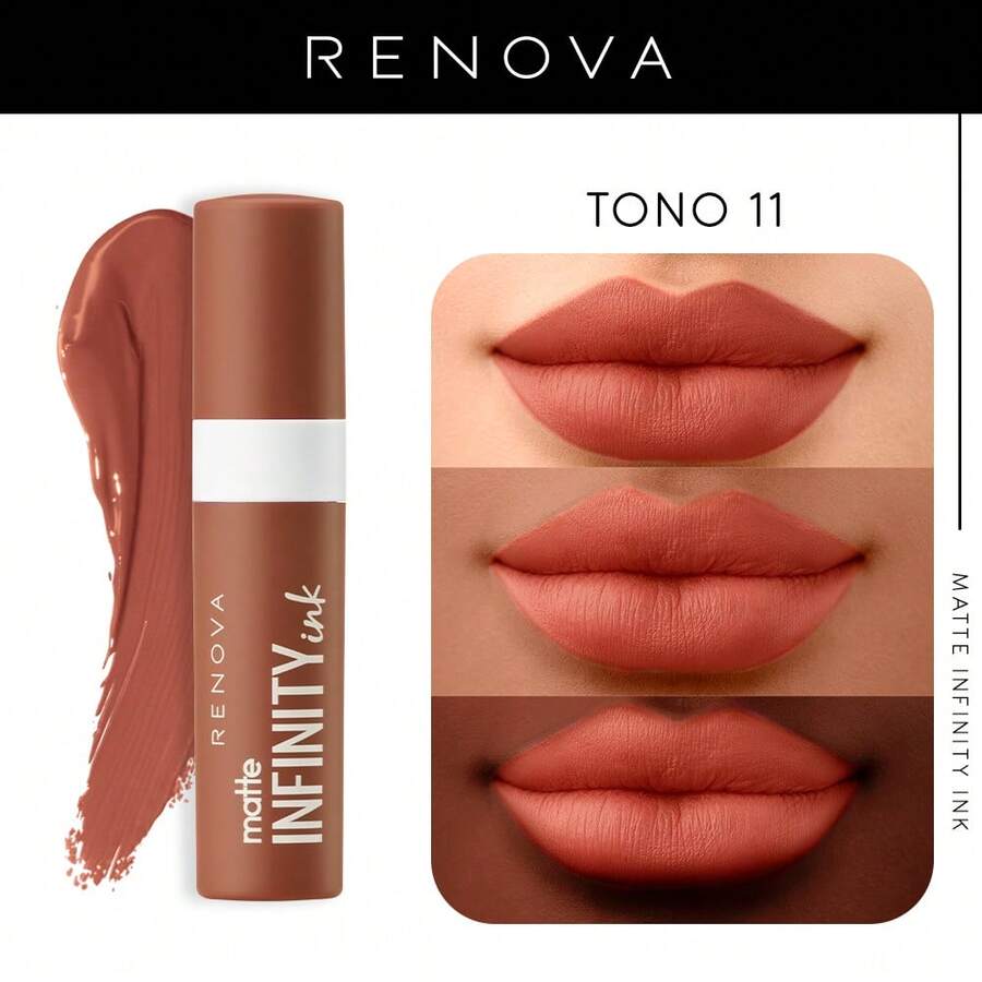 Matte Infinity Ink Renova Liquid Lipstick, Shade 11, 5ml - Tono 11 - View 1