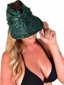 Women Beret Hats - Green - View 3