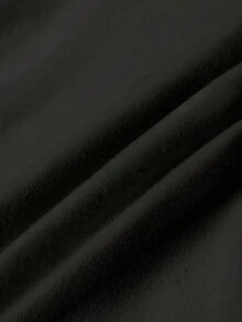 5 件大码女式优雅性感蕾丝拼接高腰内裤，柔软舒适全覆盖内裤 - 黑色 - 查看 6