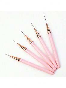 7/9/11mm Nail Art Brushes Kit UV Gel Painting Brush Manicure Brush T-627-2 - 彩色 - 查看 1