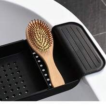 Multi-Function Retractable Bathtub Storage Rack Bath Tray Shelf Tub  Towel Storage Shelf Kitchen Sink Drain Holder - Multicolor - View 6