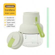 Portable Juicer, Small Wireless Electric Fruit And Vegetable Juice Cup - Multicolor - View 14