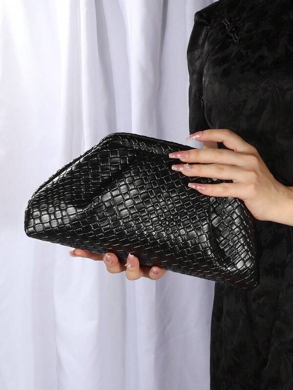 حقيبة كتف نسائية من الجلد المبروز عالي الجودة، حقيبة مسائية عصرية، سعة كبيرة مناسبة للحفلات والمناسبات والاستخدام اليومي