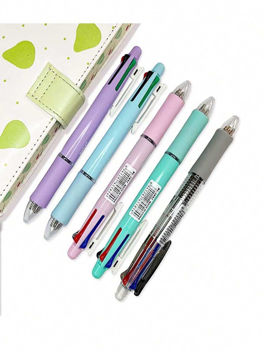 10/5/1 Bút bi nhiều màu 4 trong 1 - 4 bút bi màu + 1 ruột bút chì - Xem 1