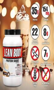 Labrada Nutrition Lean Body Hi-Protein Shake, Strawberry, 247-Pound Tub Strawberry PACKAGING MAY VARY - Flavor NameE - 查看 2