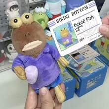 1件 2025 最新时尚比基尼海滩居民趣味毛绒玩偶树懒鱼吊坠玩偶，包包挂饰 - 生日礼物、圣诞礼物、派对礼品、最佳礼物