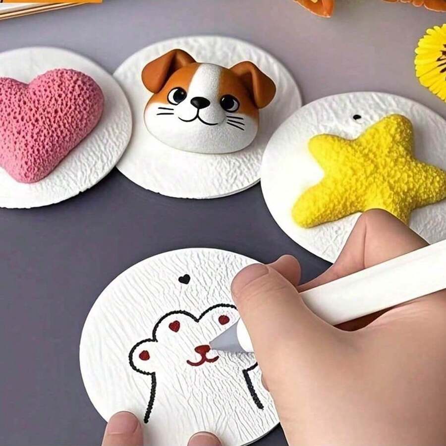 Okrągła, piankowa tablica 3D DIY, zabawny papier do rękodzieła, nadaje się do zajęć DIY i projektów kreatywnych – idealny wybór na prezent do szkoły, biura, na interakcje rodzinne i więzi emocjonalne, na Boże Narodzenie, urodziny i inne święta