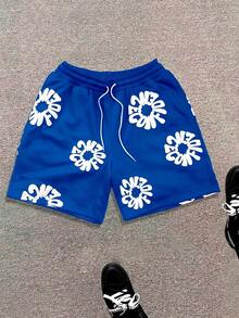 Essential Men's Summer Shorts - Casual Shorts | Breathable & Lightweight | Streetwear-Inspired Comfort For Teens & Young Men - 藍色 - 查看 5