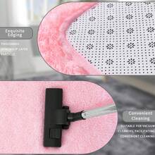 eluckya Plush And Thick Long-Pile Carpet, Super Soft And Comfortable Rug, Non-Slip Thick Pile Carpet, Suitable For Bedrooms, Living Rooms, Bathrooms, Dorm Rooms, Room Decor, Kitchen Essentials, Family Gatherings, Valentine's Day, Birthday Parties, Home Decor, Bedroom Decor. - Hồng - Xem 8