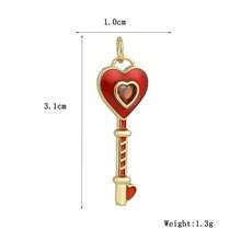 1pc Fashionable Mushroom, Crab Red Series Beaded Pendant, For DIY Bracelet, Necklace, Earring, Jewelry Accessory Crafting