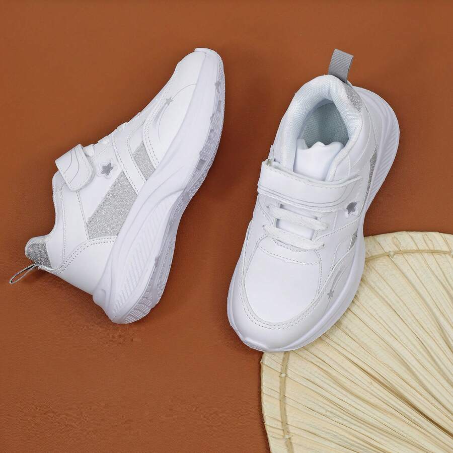Tenis Exterior Piel vegana Color Blanco Para Niña - Blanco - Ver 1