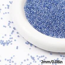 3000pcs 2mm Silver Glass Beads, 25 Assorted Colors, Suitable For DIY Jewelry, Bracelets, Necklaces, Earrings And Creative Decorations, Ideal For Friendship Gifts And Craft Projects - DIY - View 31