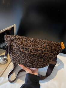 Women's Fashion Oblique Shoulder Chest Bag & Waist Bag Casual Handbag