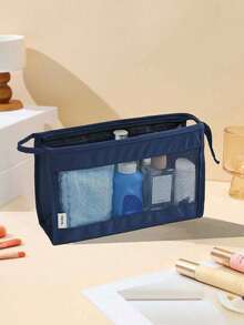 10件/套旅行收纳袋、化妆刷架、鞋套、洗漱包、化妆包、化妆品收纳袋、化妆刷架、行李包、手提包、电缆收纳袋 - 多色 - 查看 9