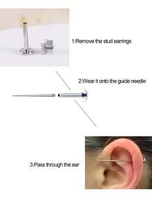 1 件蜻蜓月亮剑形内螺丝唇钉、耳钉，适合男女作为万圣节、情人节、感恩节、生日礼物，适合送给女朋友、妻子的礼物，适合购物、工作、约会、海滩、舞蹈和日常佩戴，妈妈、母亲、母亲节、礼物