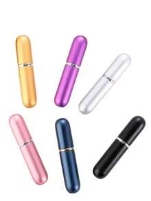 1pc Portable Mini Perfume Atomizer Set - Refillable 5ml Travel-Size Leak-Proof Aluminum Bottles With Precision Sprayer, Great For Purses, Travel & On-The-Go Fragrance Refreshes | Back To School, Fall, Christmas - màu đen - Xem 7