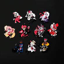 1 cái Trâm cài áo Anime Xia Liweiji Nhện Quỷ Nhân vật hoạt hình Huy hiệu Quà tặng Phụ kiện tiệc tùng cho bạn bè Quà tặng Halloween - Nhiều màu - Xem 3