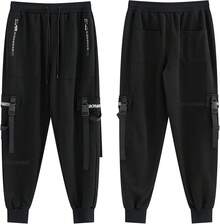 Men's Techwear Jogger Pants For Streetwear And Comfort