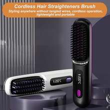 Go Brush Pro,Portable Straightener Brush - Gobrush Pro,Gobrush Pro (D) - trắng - Xem 2