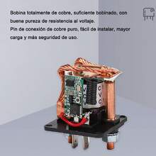 Interruptor de aislamiento de batería, relé automotriz, 12 V CC, 200 A, interruptor de aislamiento de batería de coche con control remoto dual, interruptor de desconexión de energía inalámbrico para coches - Negro - Ver 7