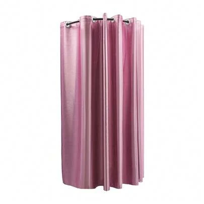 95cm U-Shape Pink Dressing Room - Wall Mounted Changing Station With Privacy Curtain - Compact Fitting Room For Clothing Stores - Freestanding Changing Booth With Easy Assembly - Retail Privacy Changing Room With Simple Installation